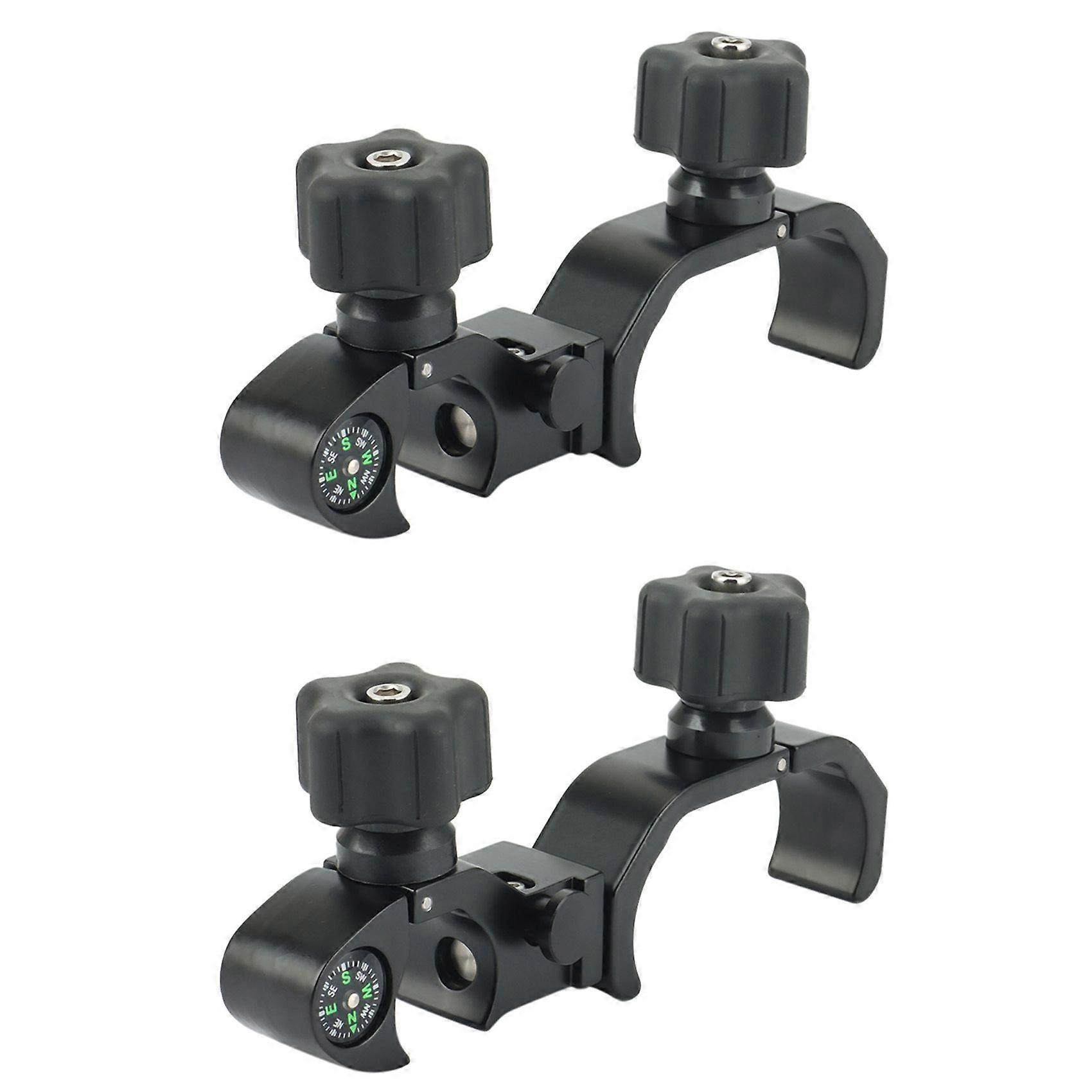 2X Quick Release Pole Clamp with Compass & Data Collector Cradle ,GPS,TOTAL STATION TSC3