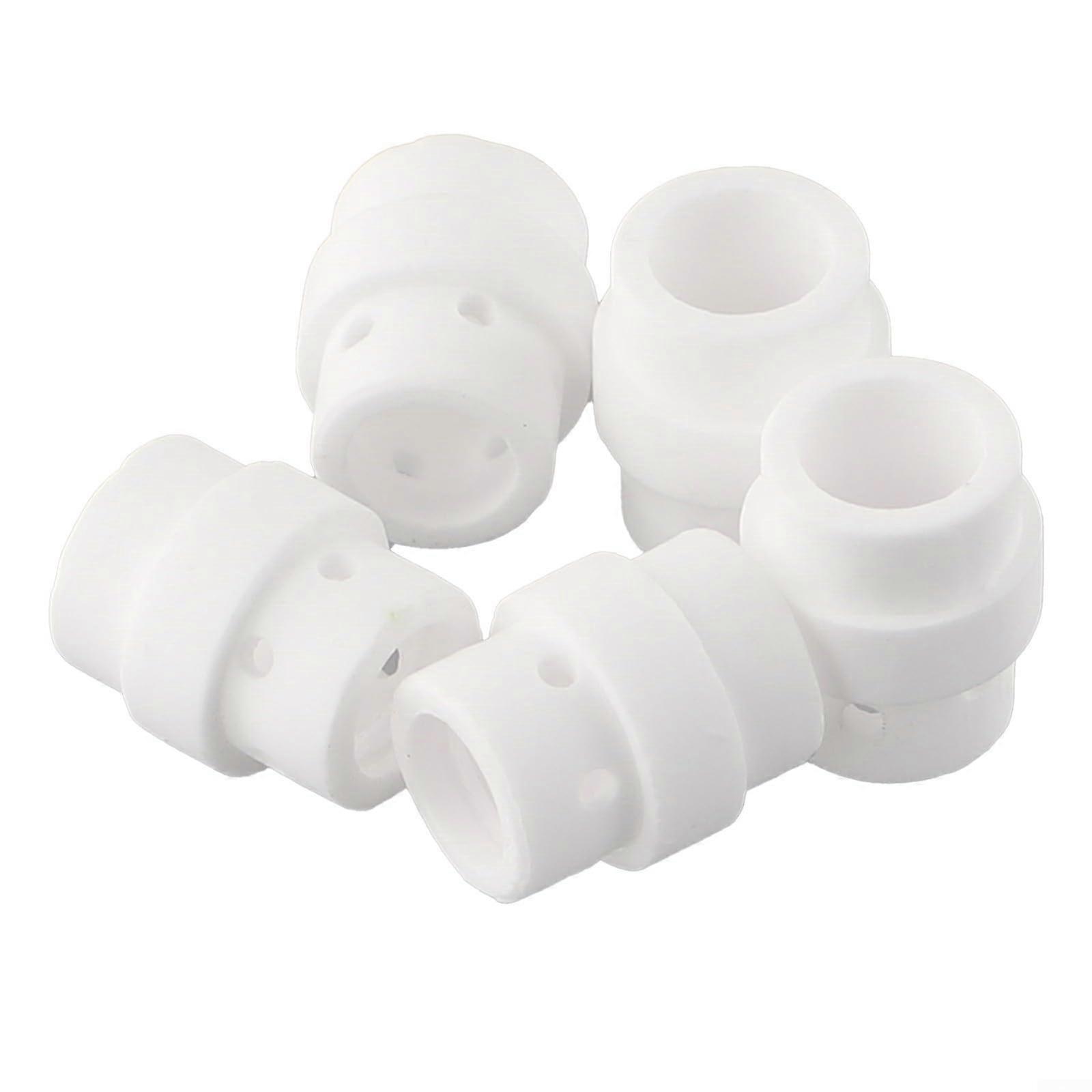 5PCS Ceramic Gas Diffuser for MB 24KD MIG Welding Torch, Replacement Compatible with Binzel Abicor Style