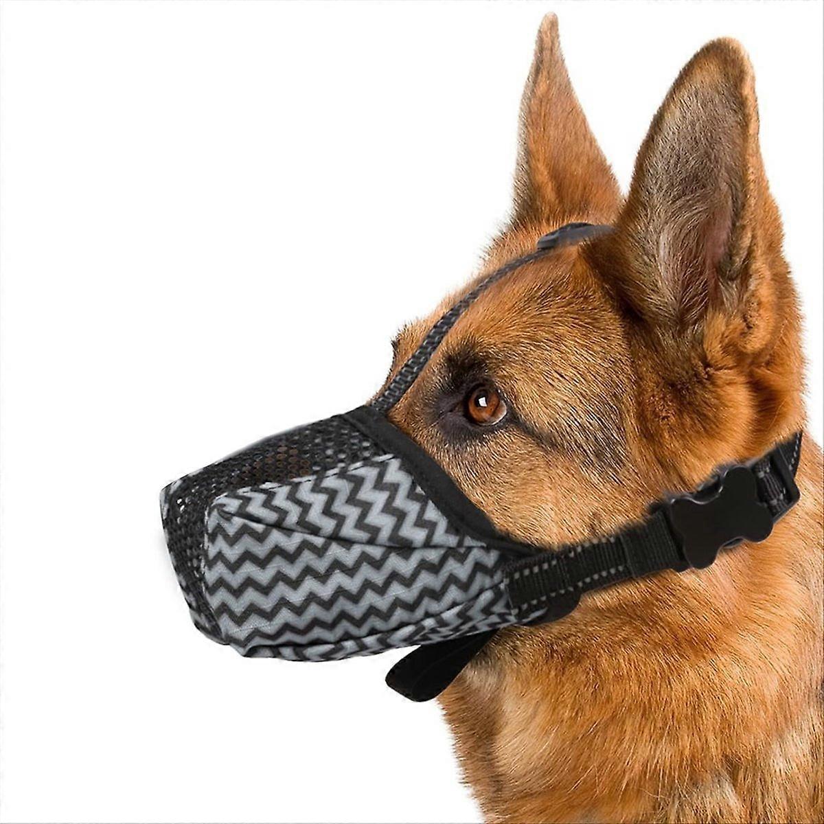 Dog Muzzle,Air Mesh Breathable Muzzle XXL