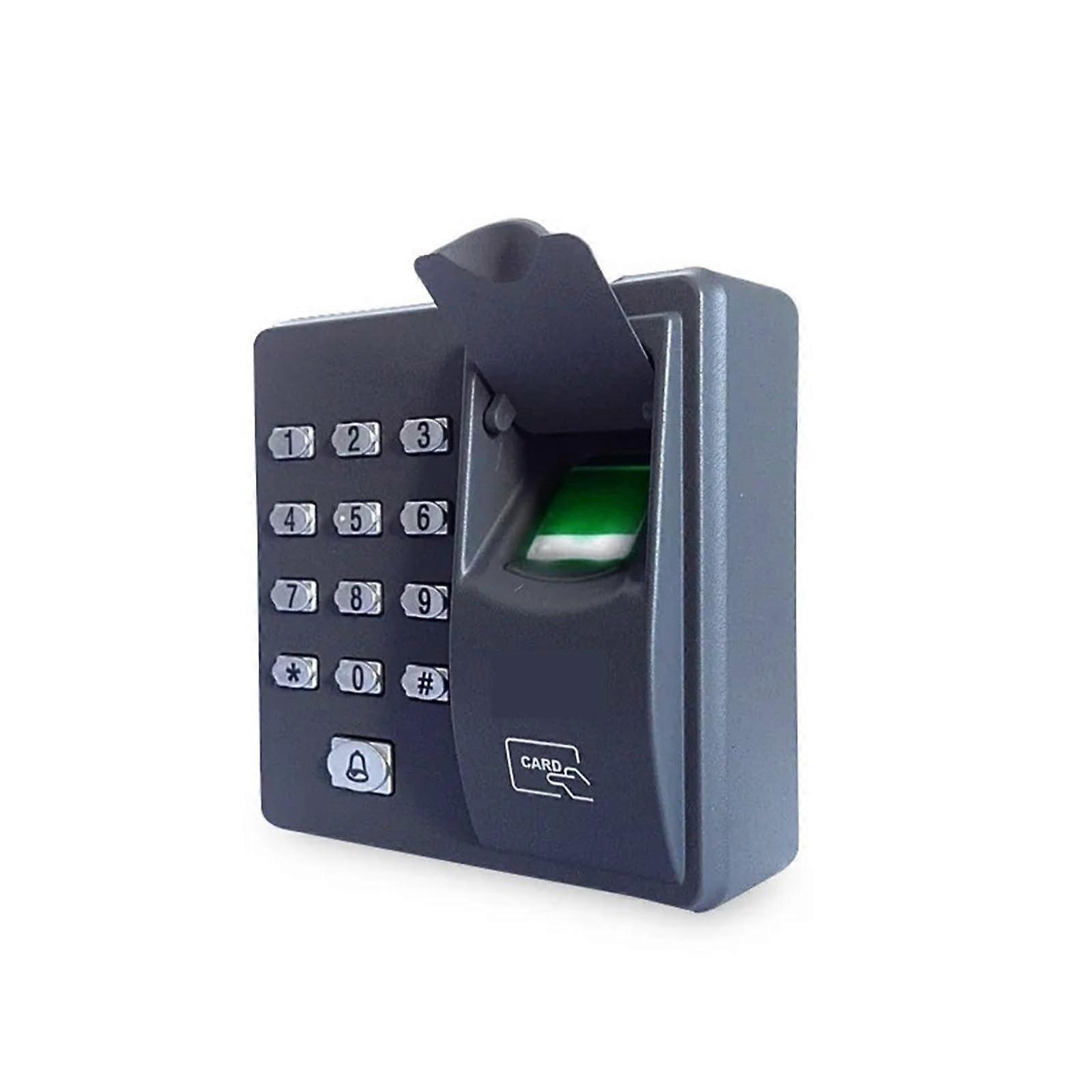 RFID Fingerprint Door Access Control with Keypad, 500 Users, 10 Keychains for Home and Office