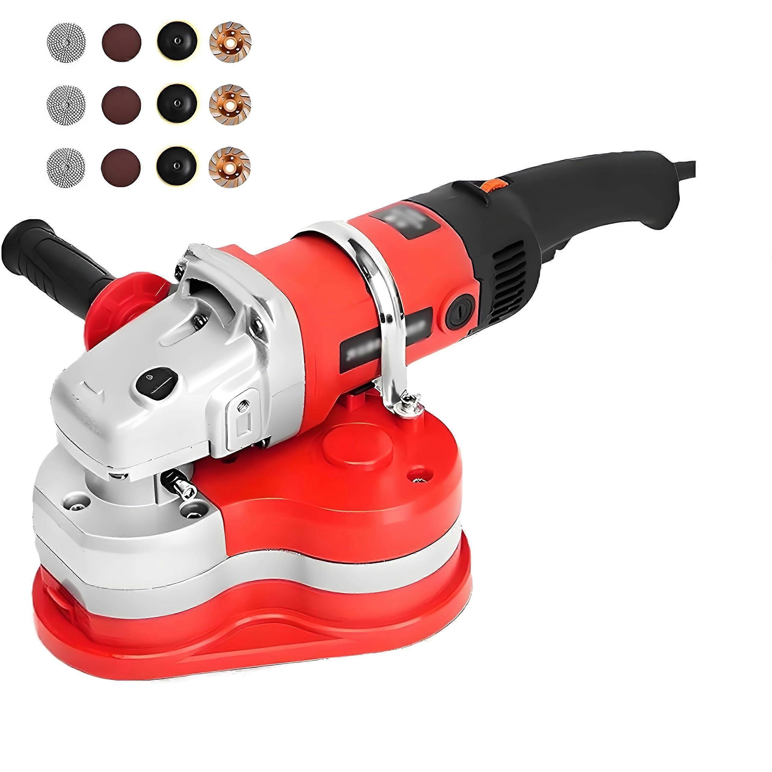 Concrete Floor Grinder ThreeHead  Efficiency with SixSpeed Control and Dust Extraction