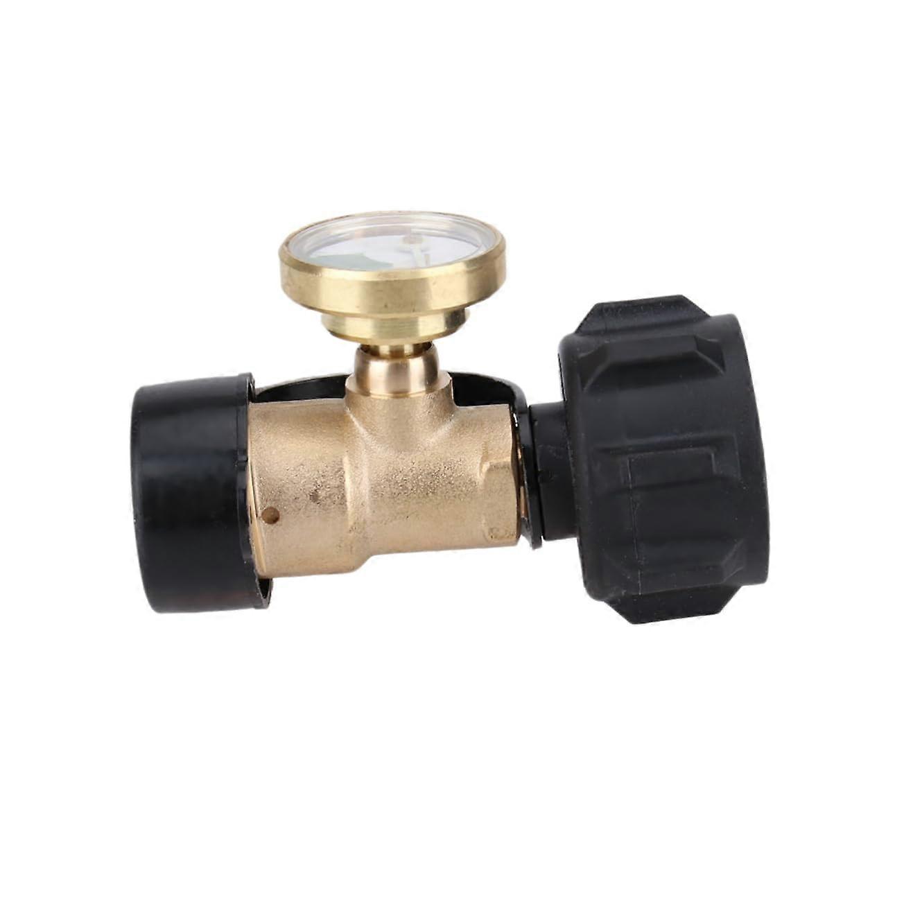 Propane Tank Adapter with QCC1 Regulator, Tool Quick Connect, Small Cylinder Compatible