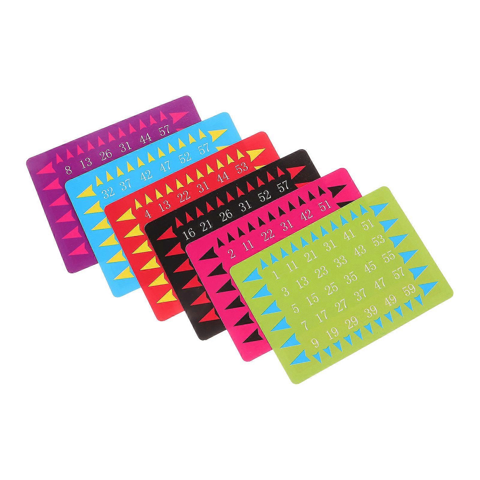 Telepathic Number Card Digital Test Card for Stage Mind Reading 5Sets