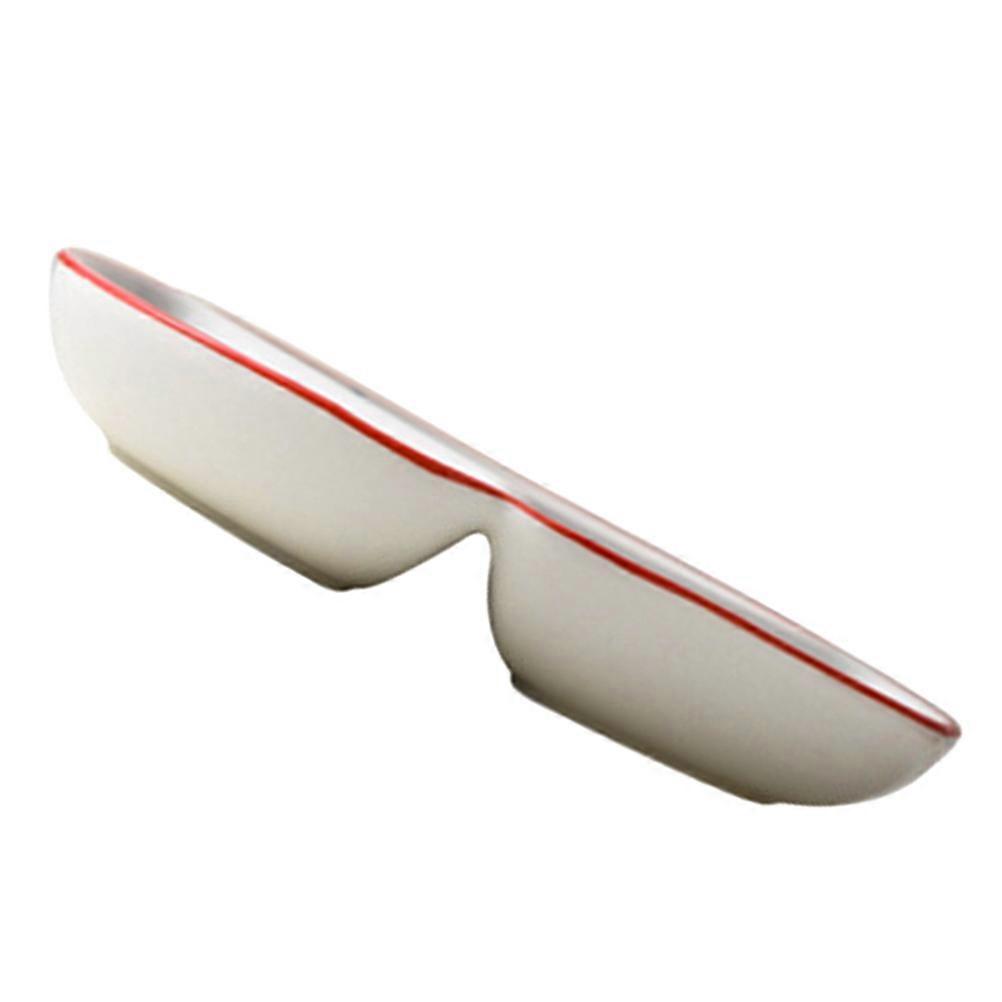 Ceramic Divided Dish Practical Household Breakfast Plate Three Grid Design Assorted Color 1Set Ideal For Kitchen Use