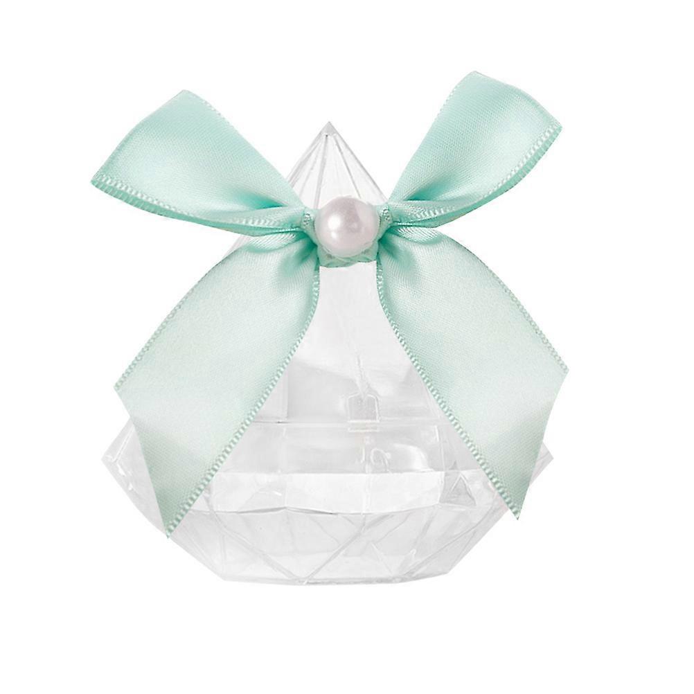 6Pcs Diamond Shape Wedding Candy Box for Holding Storage