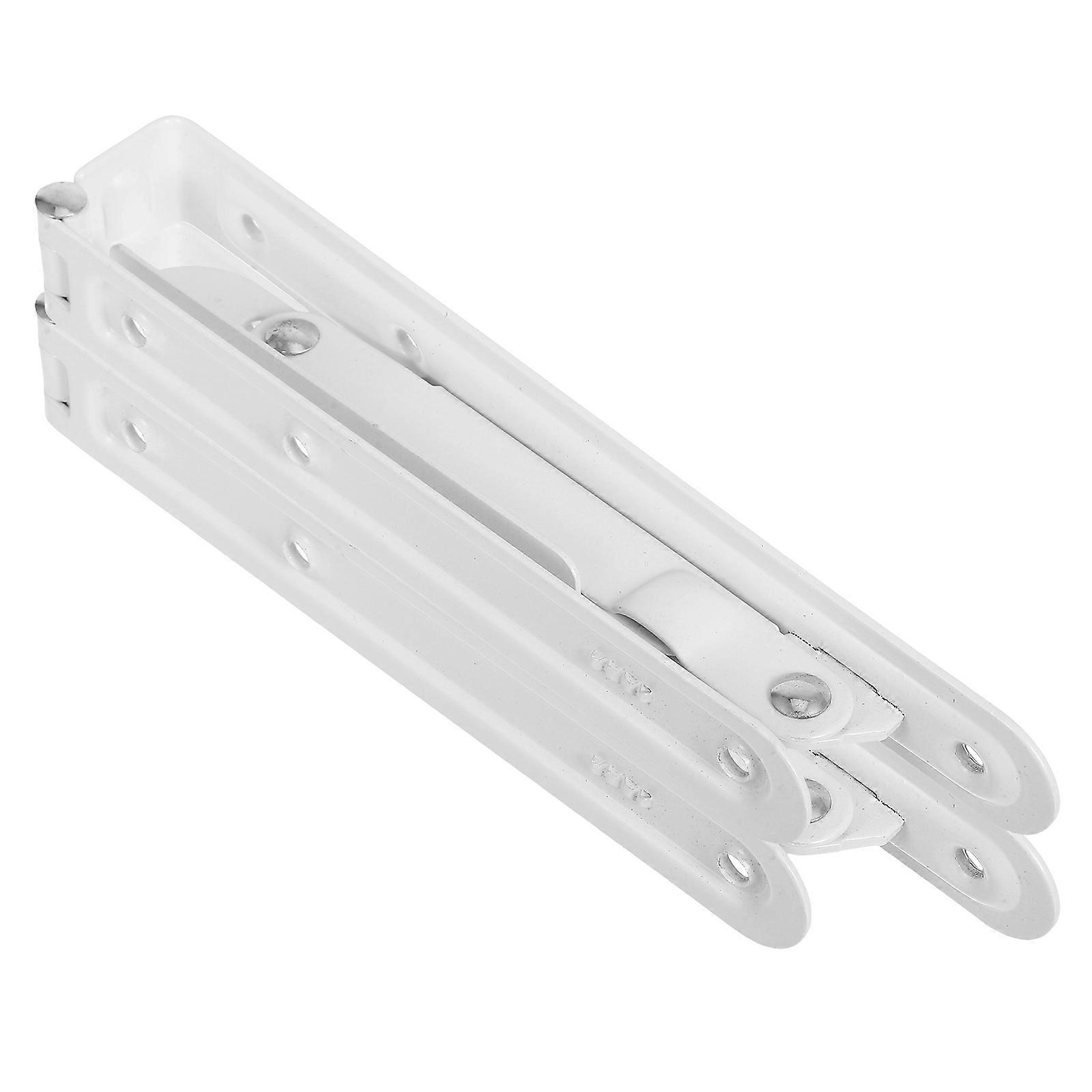 Foldable Triangle Support Bracket Iron Folding Bracket 2Pcs for DIY Wall Shelf