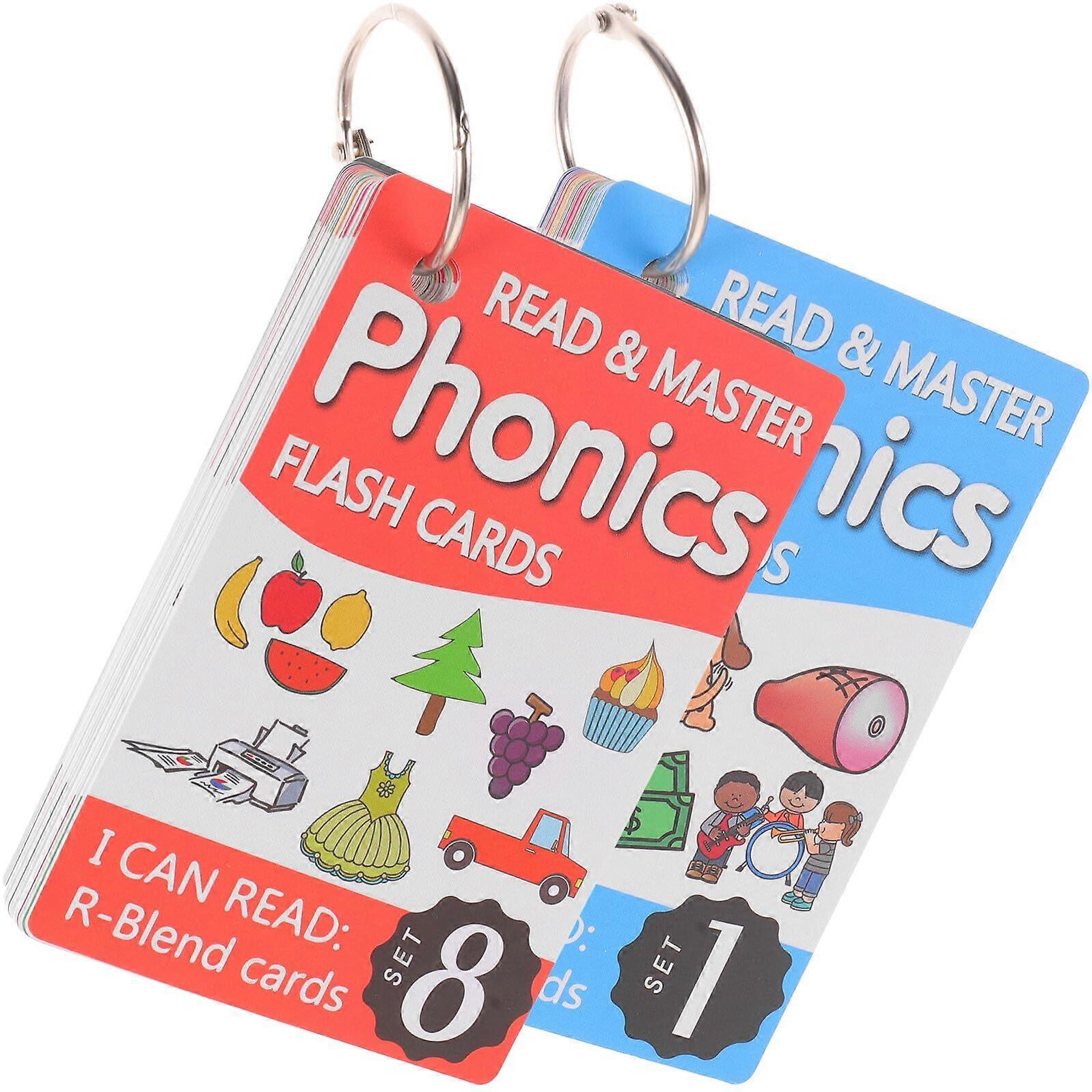Alphabet Flash Cards for Kindergarten with Phonics Spelling Practice, Durable Classroom Use