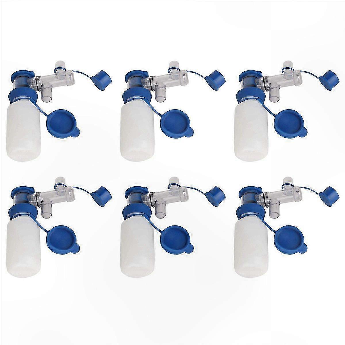 6-Pack 200ml Liquid Sampling Bottles for Milk Storage Containers