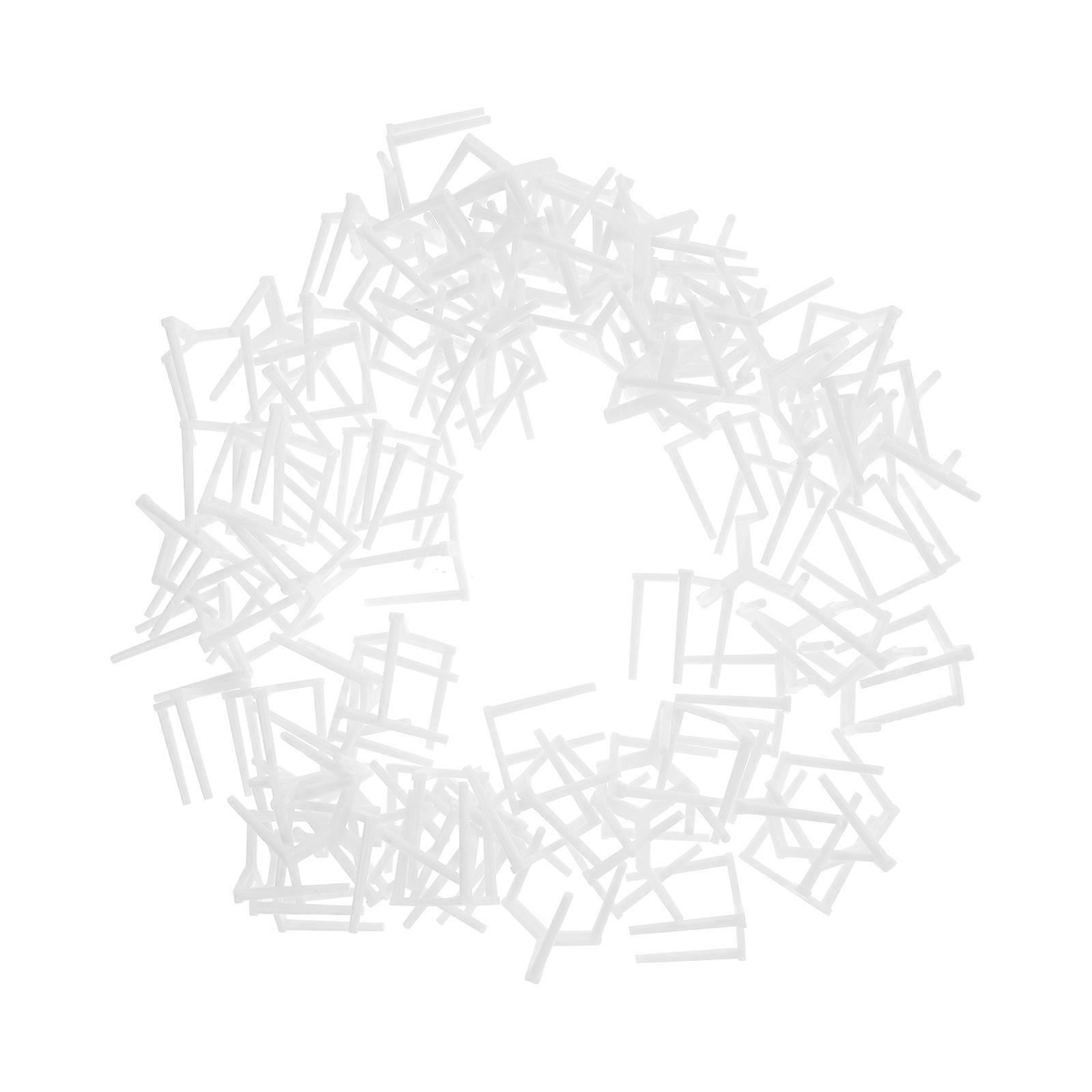 Pizza Tripod White Plastic Pizza Serving Stand for 100Pcs