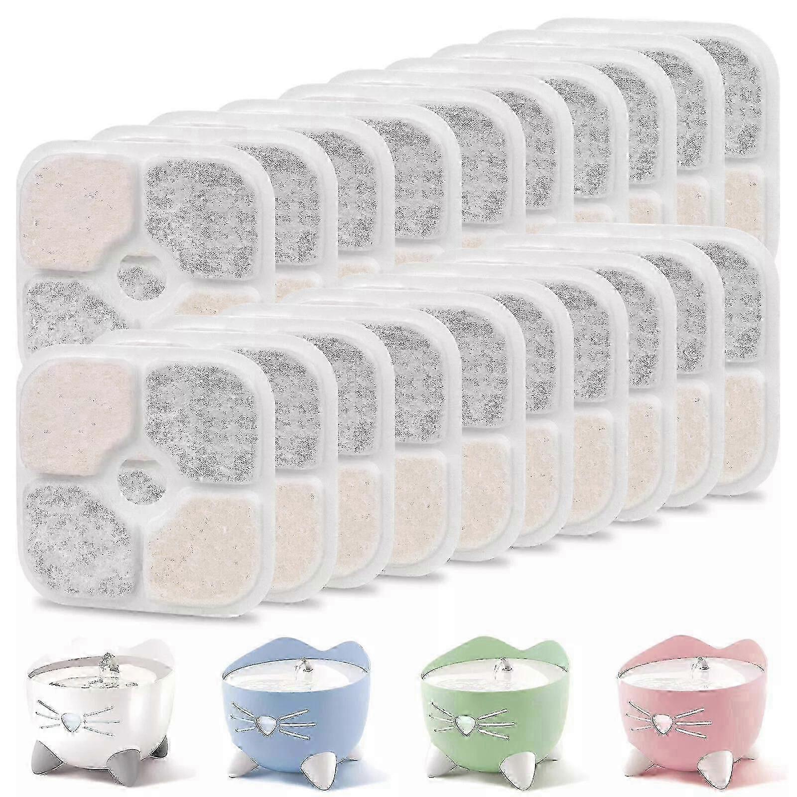 20er-Packung – Ersatzfilter für Trinkbrunnen Catit PIXI 26s