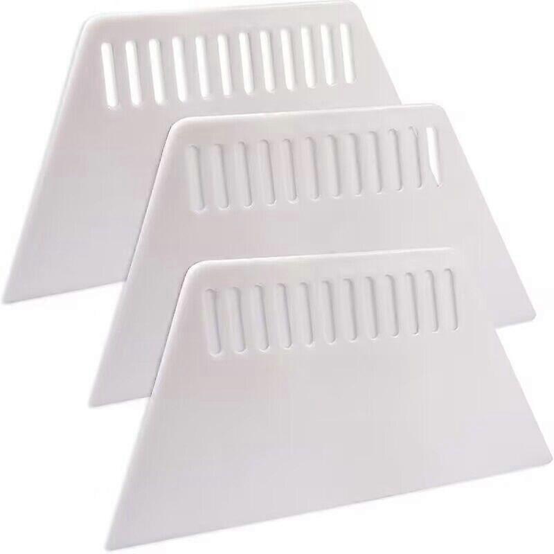 3Pcs Plastic Scraper Trapezoidal Putty Board Scraping Tool Wall Panel Decoration Thin Scraper Construction Tools Hand Tools