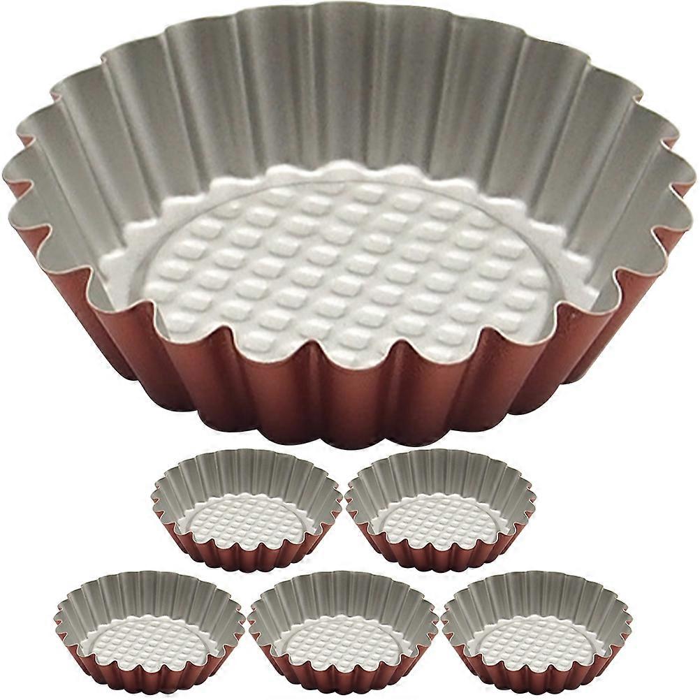 6 stk. eggeterteformer mini paiformer nonstick eggeterteformer bakeformer terteformer