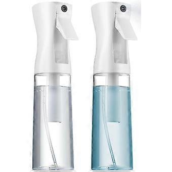 2 Pack Continuous Spray Bottles - Ultra Fine Mist Sprayer | Water Spray Bottle For Hair Mister Spray Bottle | Hair Spray Bottles For Hairstyling, Cle