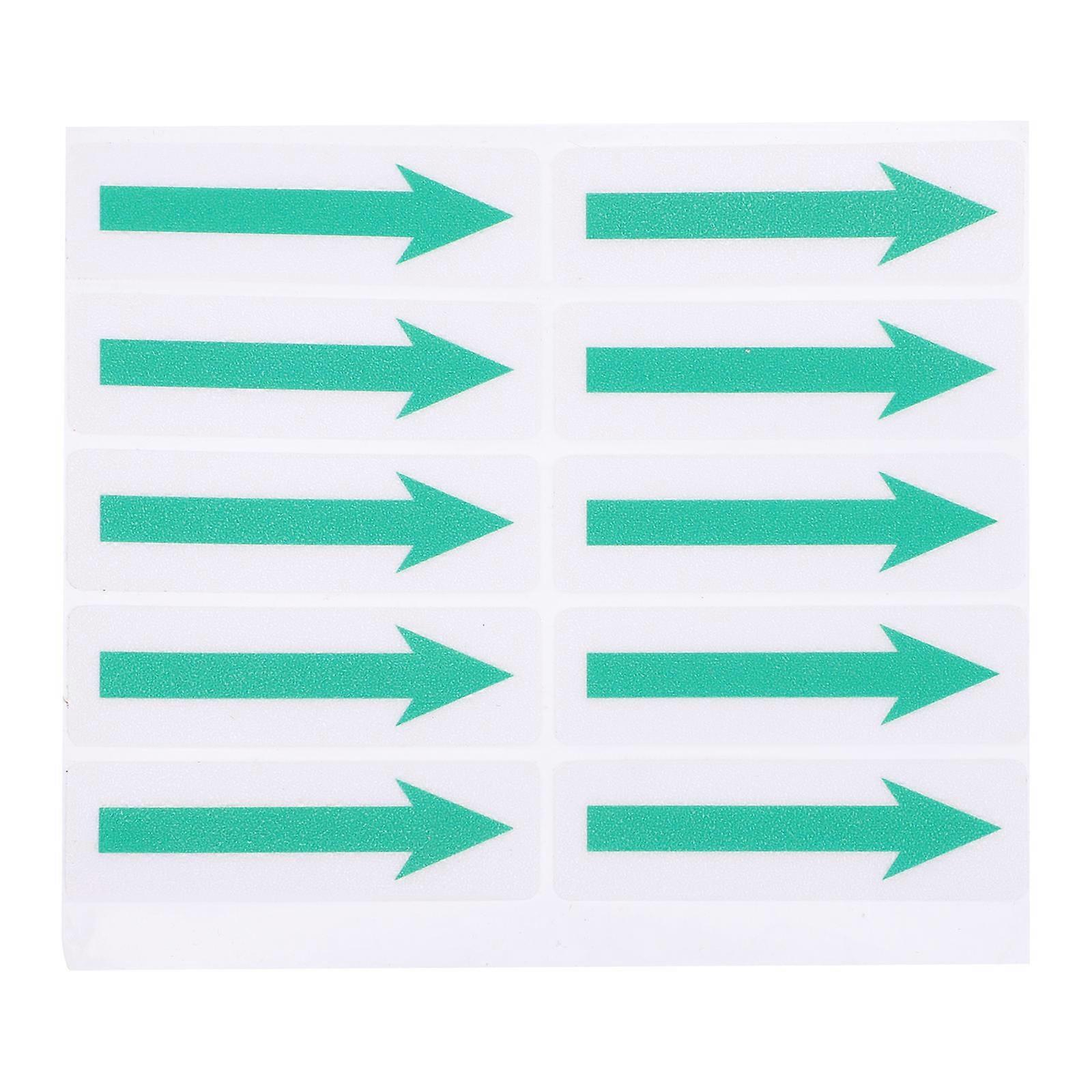 Arrow Stickers Instructions Sticker for Warning 10Pcs Removable Arrows