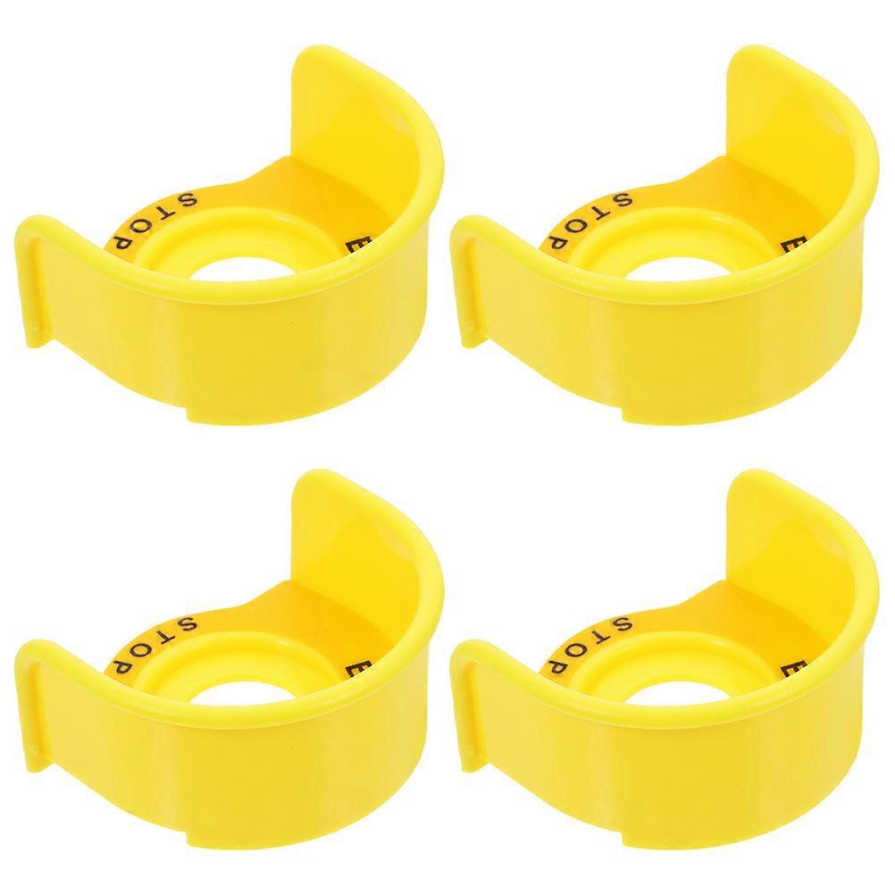 Push Button Emergency Stop Switch Cover Plastic Protector 4Pcs