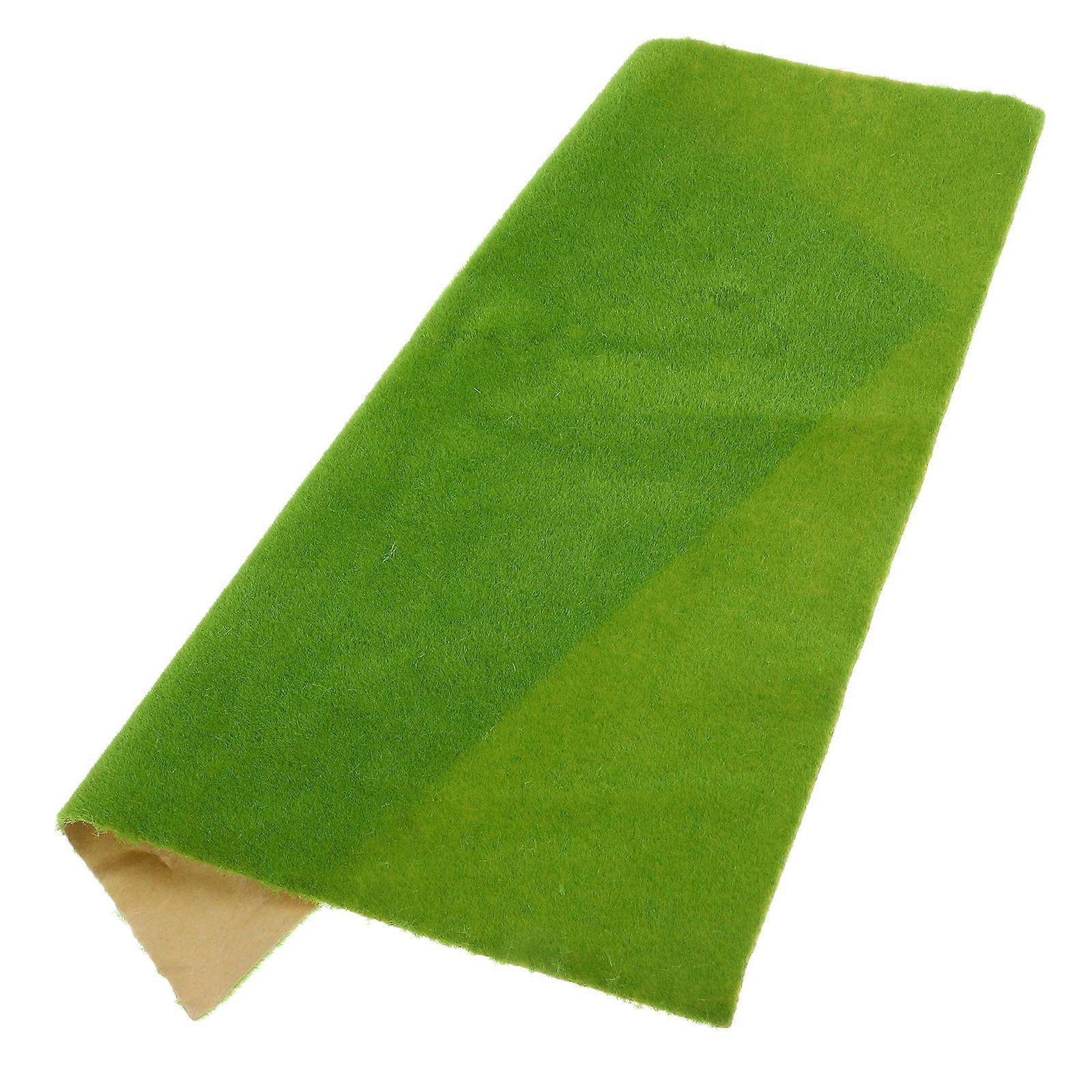 Artificial Grass Model Mat for Decoration Light Green Use