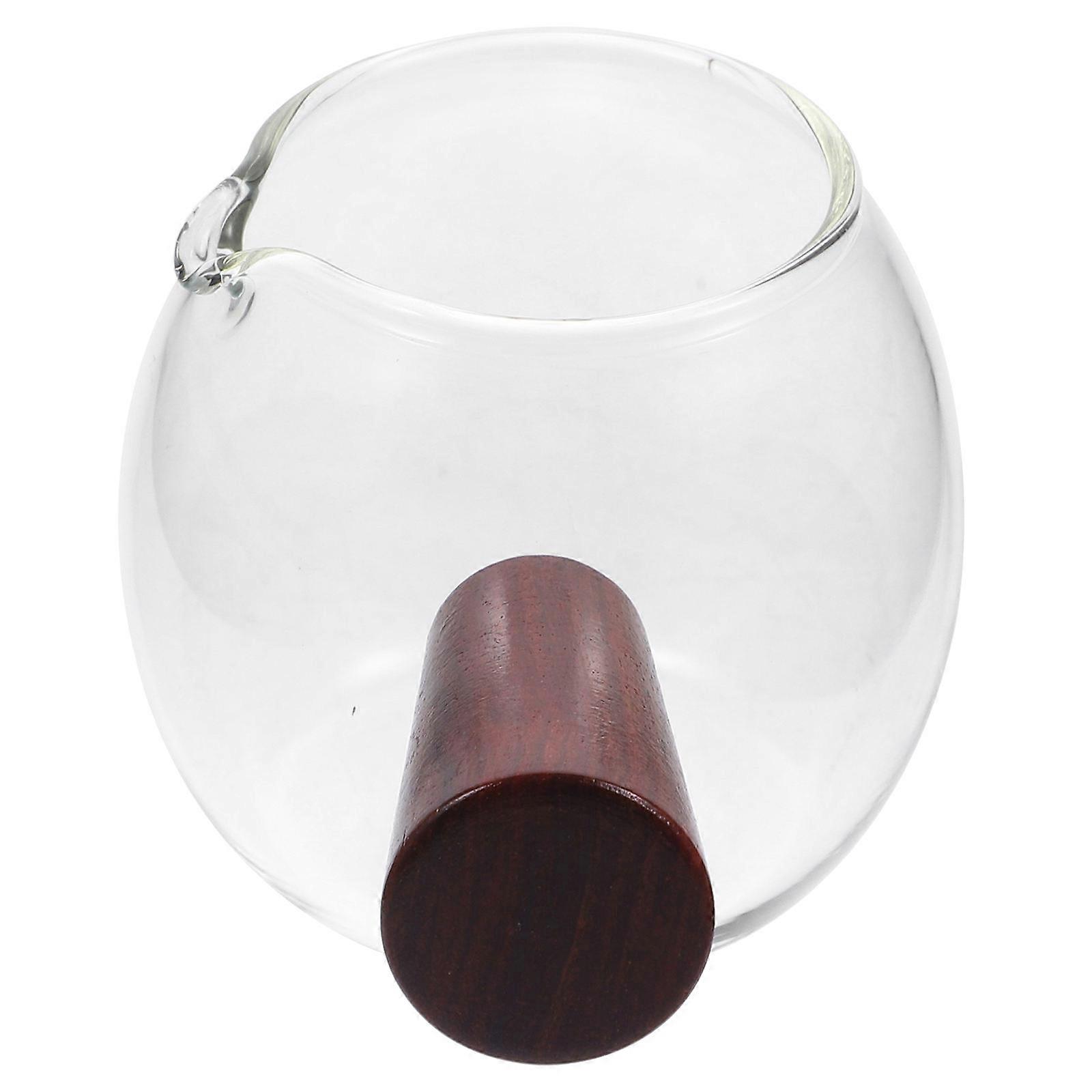 Transparent Glass Milk Cup for Drinking with Handle Multi Function Mug