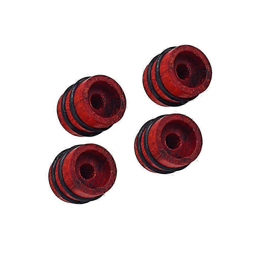 Red Knobs Control Amplifier Knobs for Guitar 4Pcs
