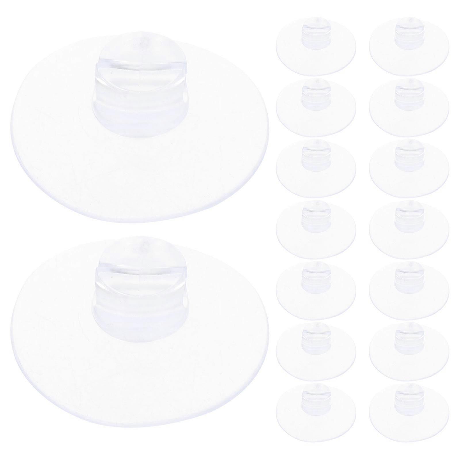 Suction Cup Light String Clips Compatible with Organizing 20Pcs Transparent PVC Holders
