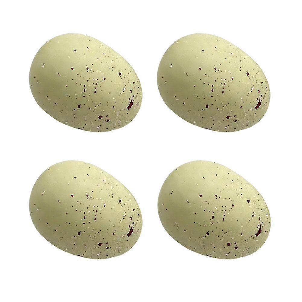 Simulated Easter Eggs Set 4pcs Foam Colorful Decorations