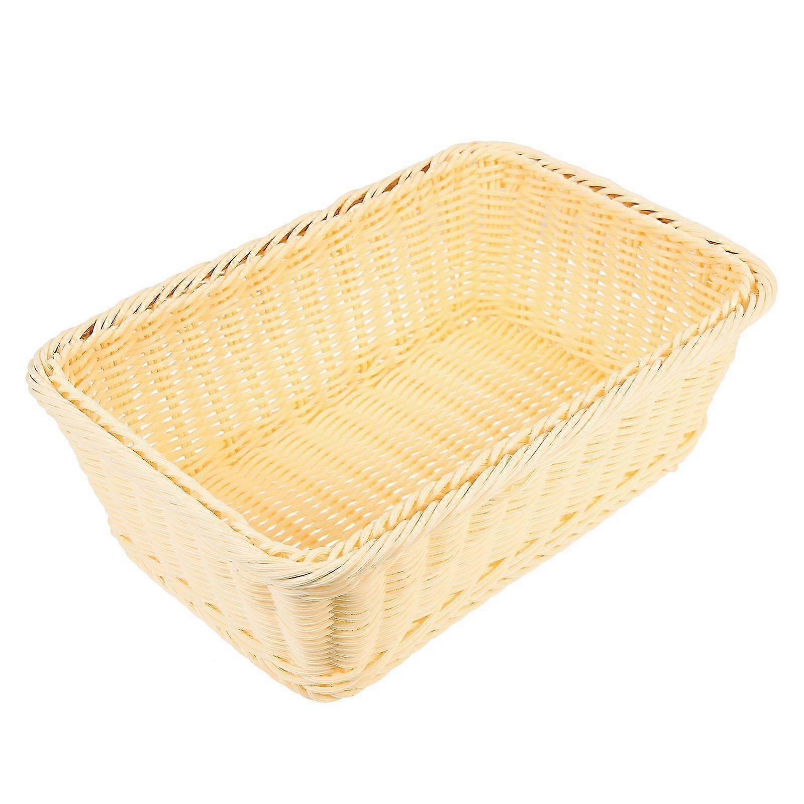 Tabletop Woven Bread Basket Sundries Storage Basket