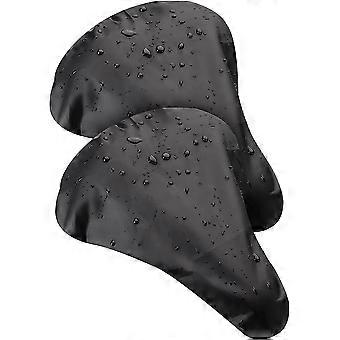 Waterproof Bike Saddle Cover,Waterproof Saddle Protector,Bicycle Seat Cover,2pcs Universal Bicycle Saddle Covers Water Resistant Dustproof Rainproof