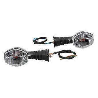 Motorfiets Voorste Richtingaanwijzer Indicator Lamp Vervanging voor SUZUKI DL 1000 VStrom 20062012 (Transparant)