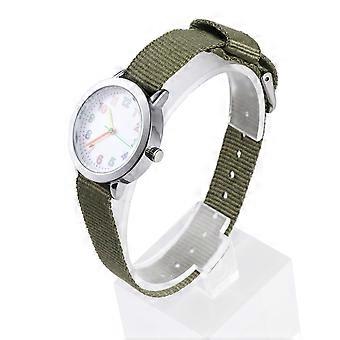 Cartoon Watch Kids Wrist Watch for Precise Time Keeping Green