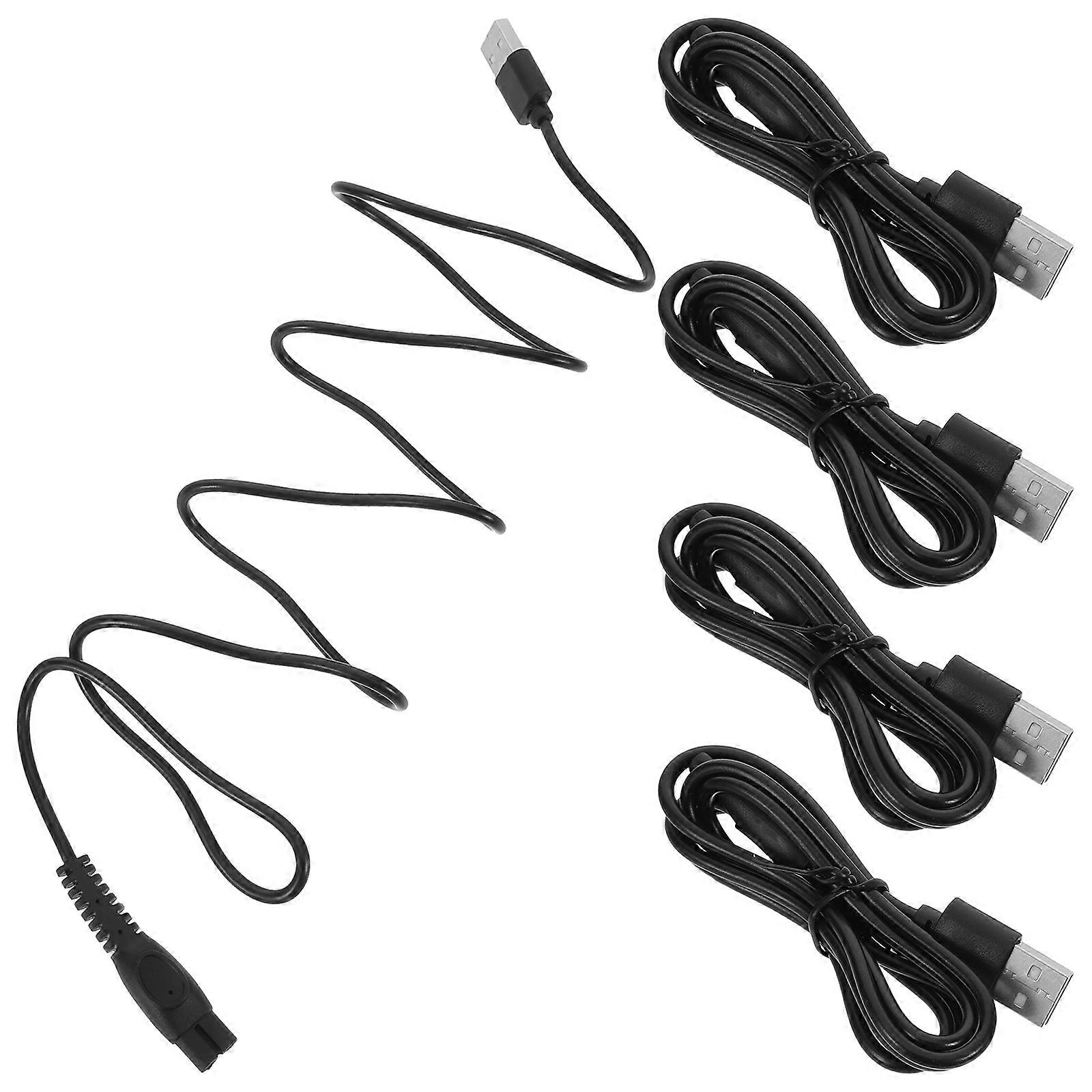 Trimmer Charging Adapter USB Cord Compatible with Philips 5Pcs