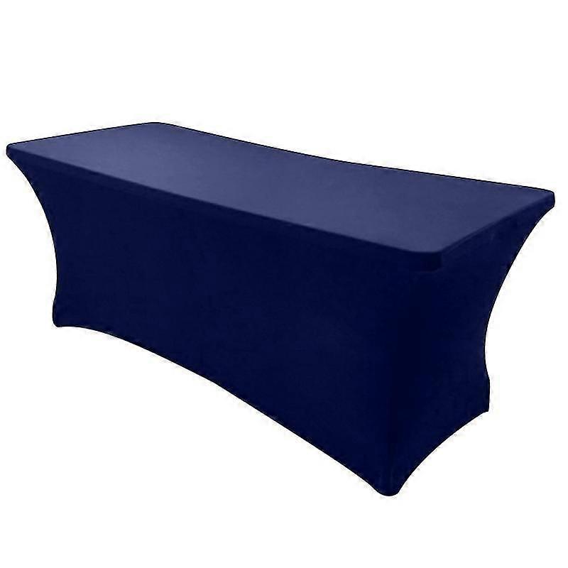 Stretchable Polyester Solid Color Tablecloth for Wedding Banquet Events, Wrinkle-Resistant, Machine Washable