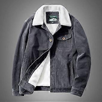Men  New Autumn Winter Thicken Warm Corduroy Jackets Men's Outwear Hip Hop Coat Male Teen Casual Jacket Colorful Streetwear