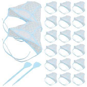Hair Dyeing Cap Hair Highlight Kit for Salon and Home 66Pcs Blue
