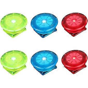 LED Shoe Clip Lights, 6pcs Colorful Strobe Safety Lights for Night Running Sports