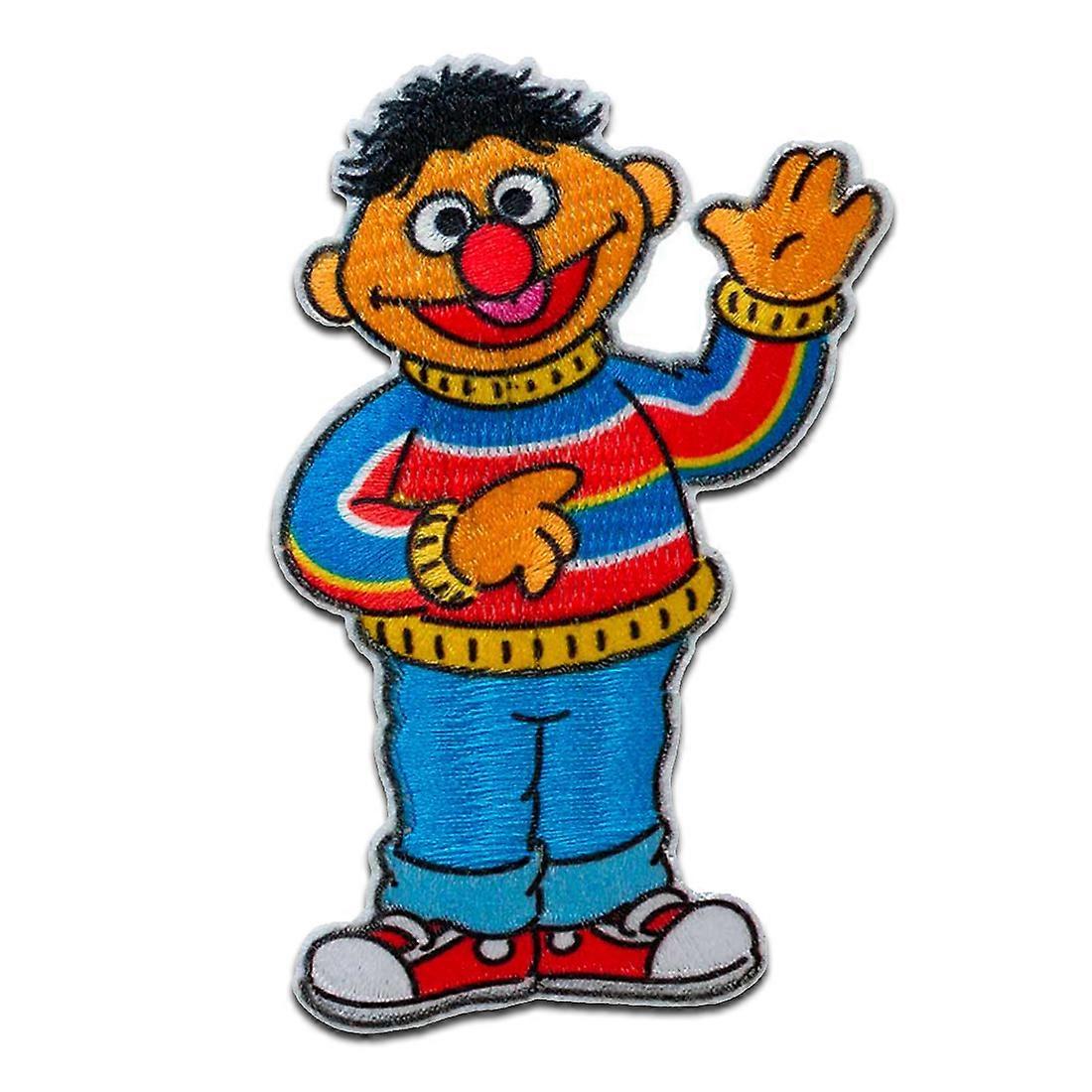 Sesame Street Ernie - Patch, Iron-on Transfer, Size: 8 x 5 cm