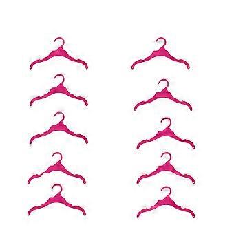 Dog Clothes Hanger Pet Clothes Hangers for Organizing 30Pcs Rosy Accessories