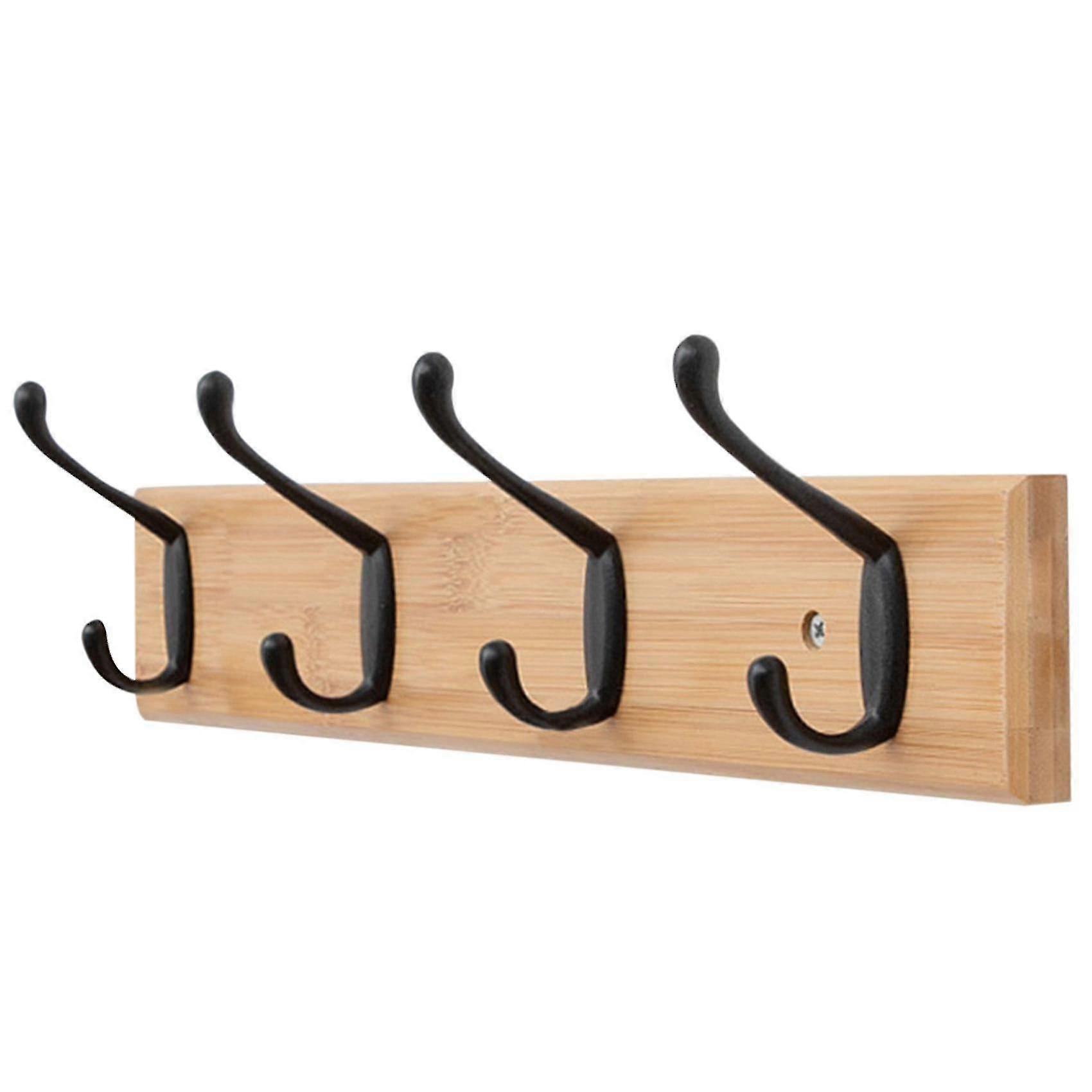 Wall Mounted Coat Rack,rustic Farmhouse Entryway Coat Hook Solid ,b