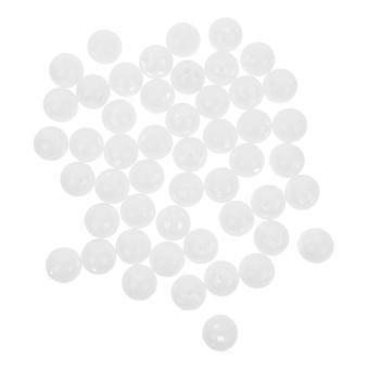 Bell Accessory White Plastic Toy Sound Maker for Decoration 50Pcs