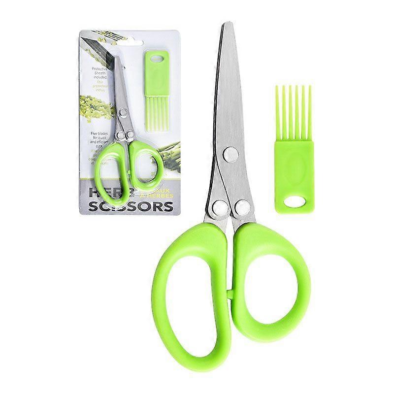 Multi-purpose kitchen chopping scissors, stainless steel construction