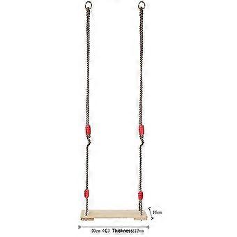 Indoor & Outdoor Wooden Swing for Kids & Adults - Sturdy, Adjustable, Eco-Friendly Birch Wood, 150kg Capacity