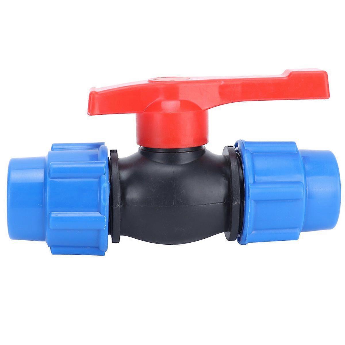 Valve Polyethylene Ball Valve Compression Fitting Water Pipe Compression Fitting Compression Reducing Sleeve 20mm Inner Adapter