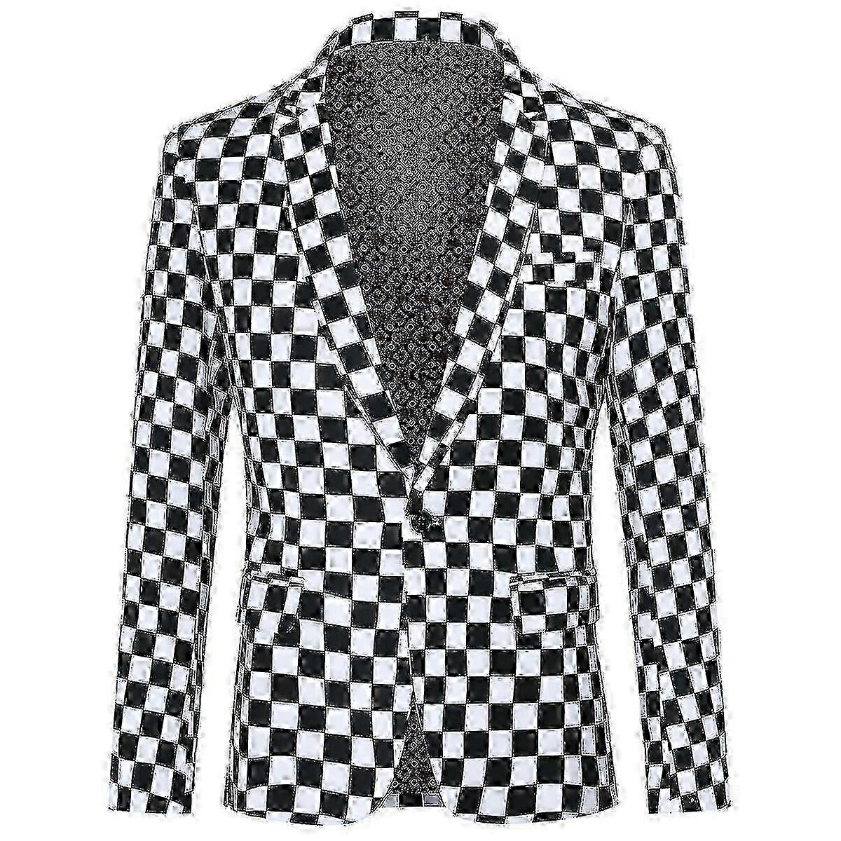 Versatile blazer for men in one button square style