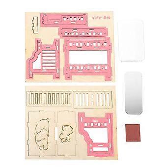 Hamster Playing Platform Wooden Toy for Cage Use 1Pcs Watermelon Red