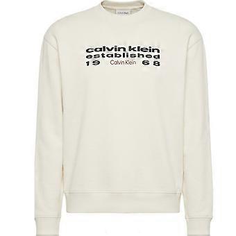 Calvin Klein Pullover LV04RG203G Frottee EU Grafik Rundhals