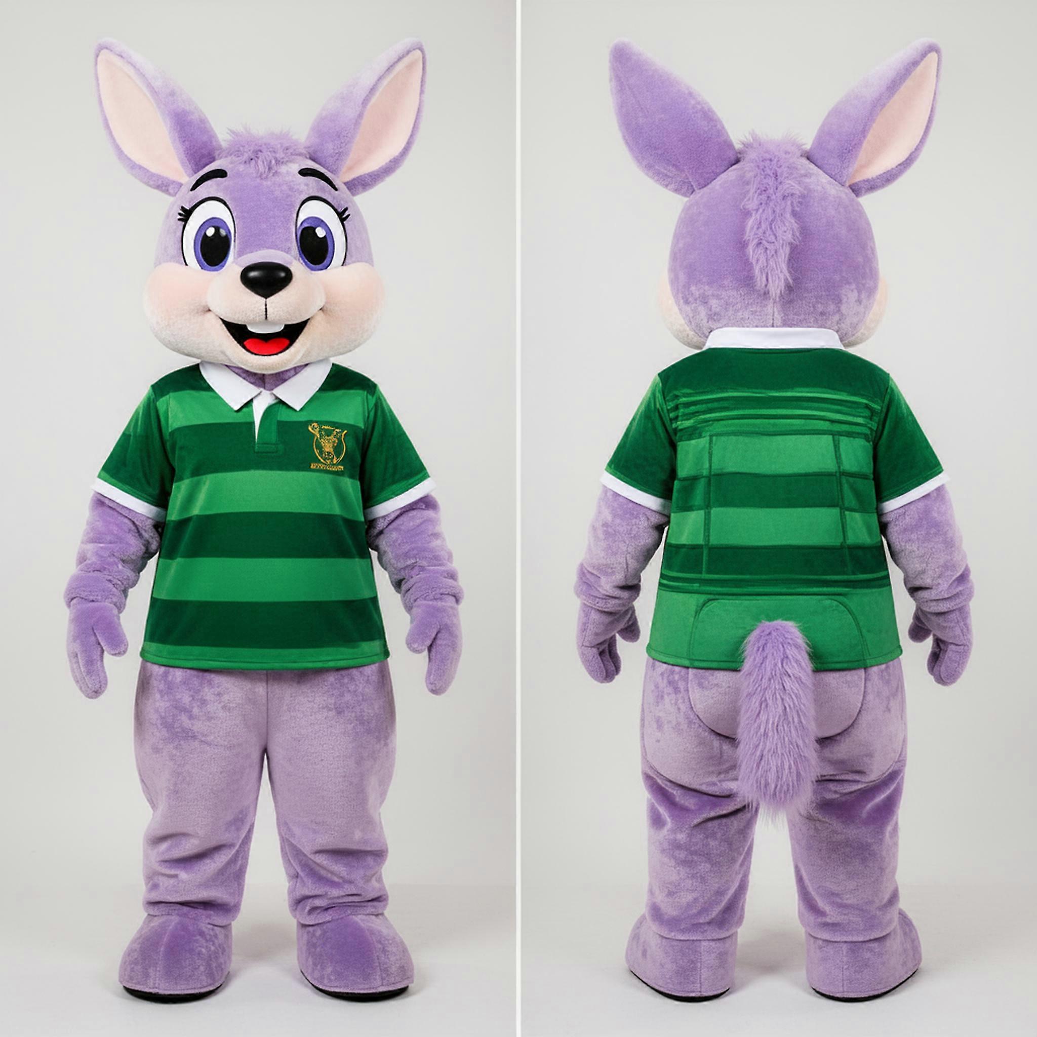 MASTICOT Lavender Fluffy Gazelle Mascot