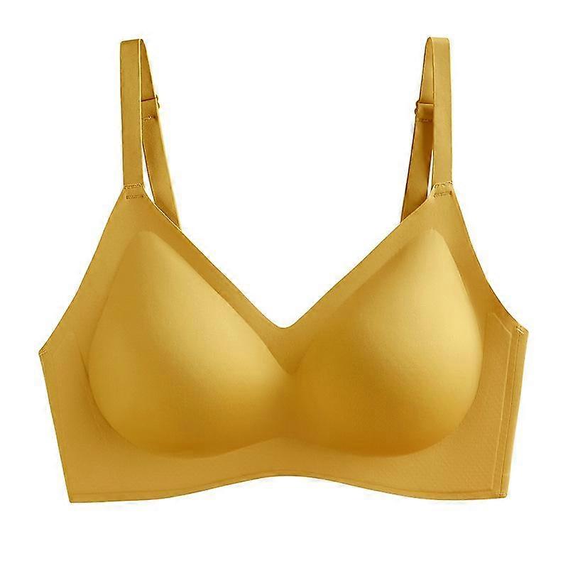 Seamless Thin Wireless Push Up Bra Side Support