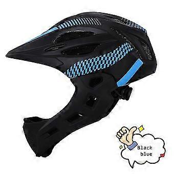 Casco integrale da pattinaggio per bambini, casco di sicurezza con luci posteriori a LED, casco per auto senza pedali per bambini.