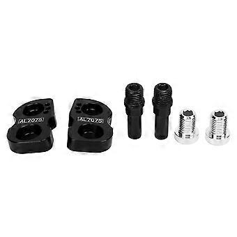 1 Pair Folding Bike Conversion Saddles with V Brake (14 to 16, 16 to 18, 406 to 451) and Black Wheels