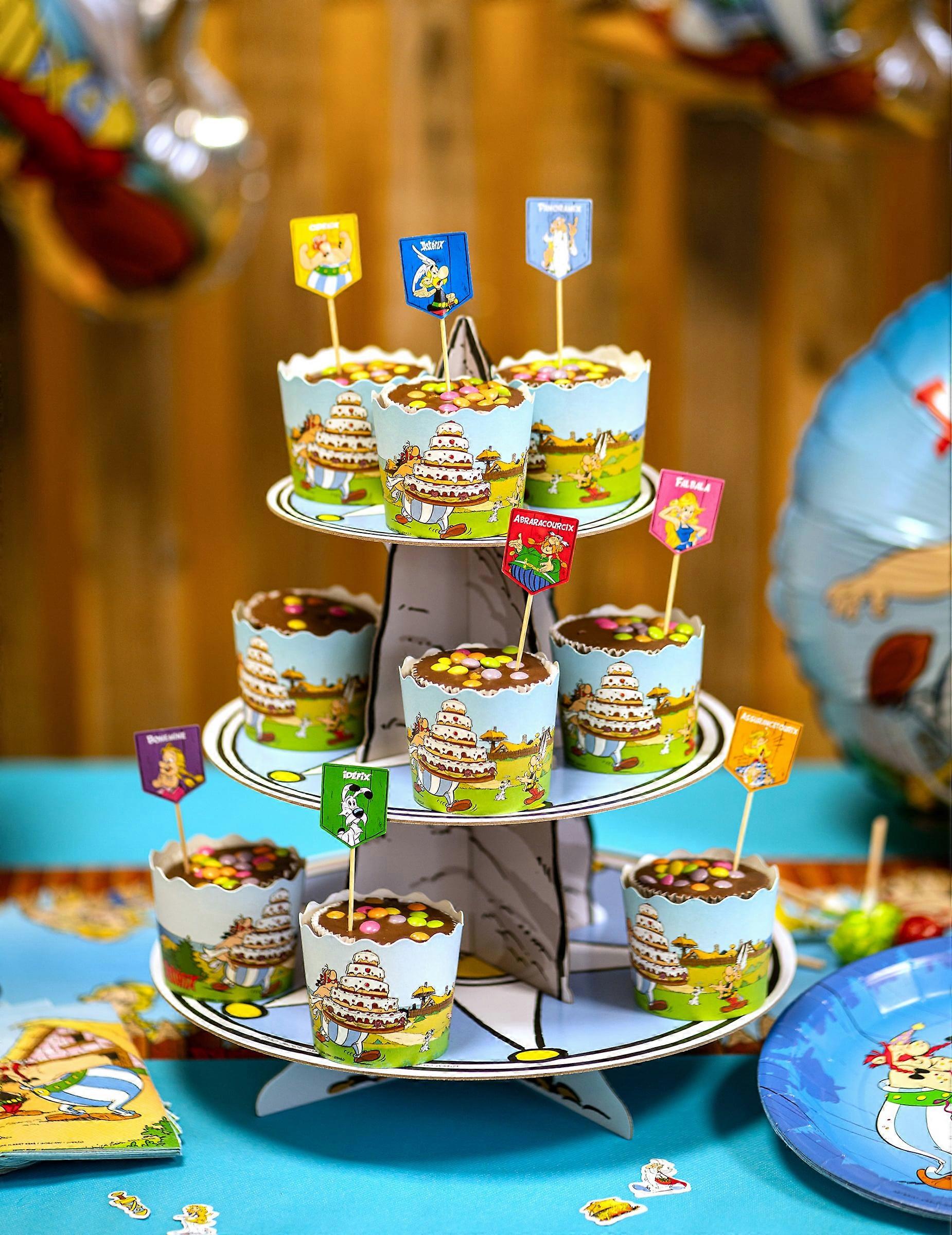 12 Asterix cupcake molds