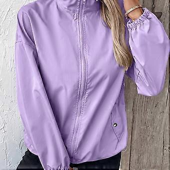 Women's S Size Windproof Shell Jacket, Outdoor and Casual Wear