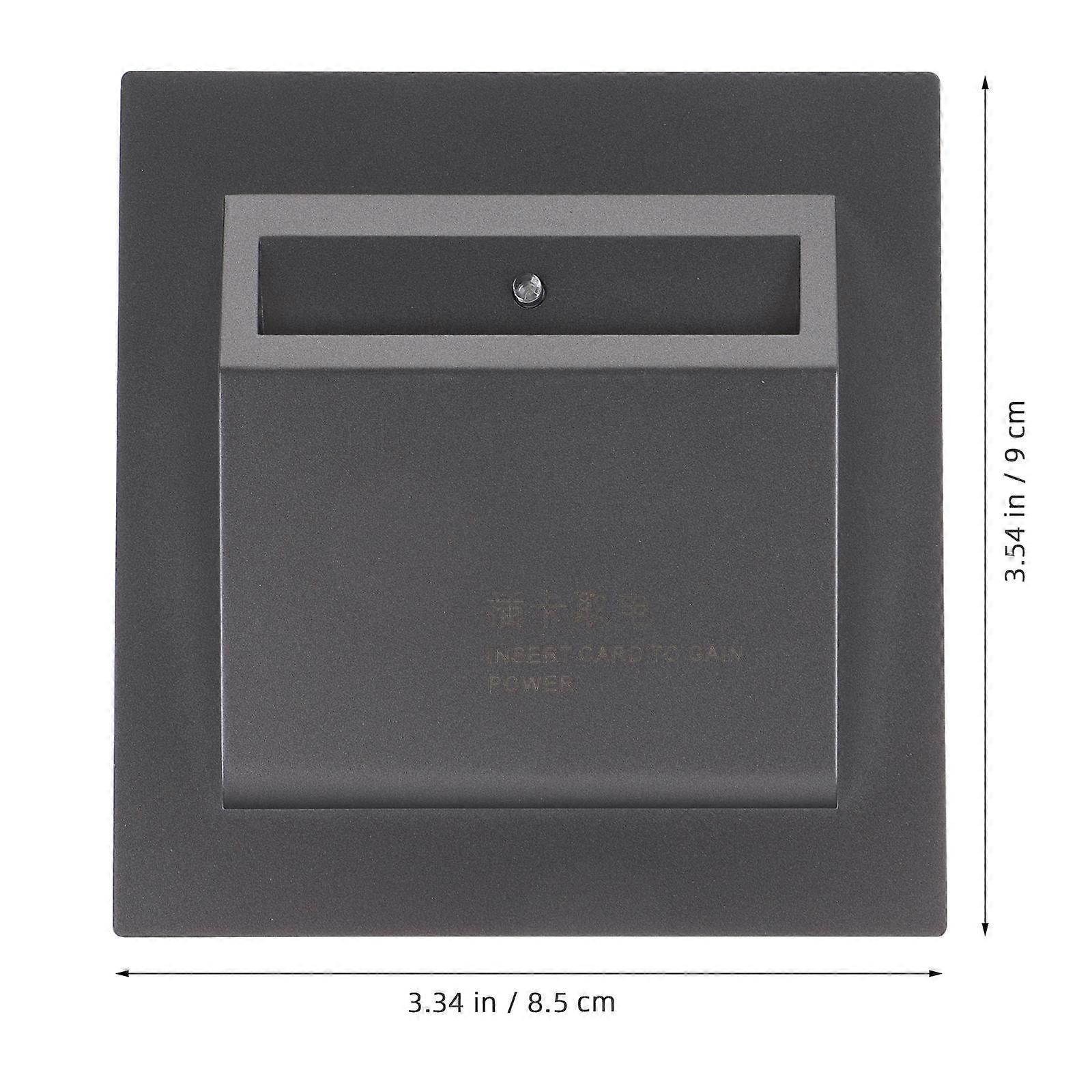 Hotel Electricity Recognition Panel Energy Saving Insert Card Panel 40A